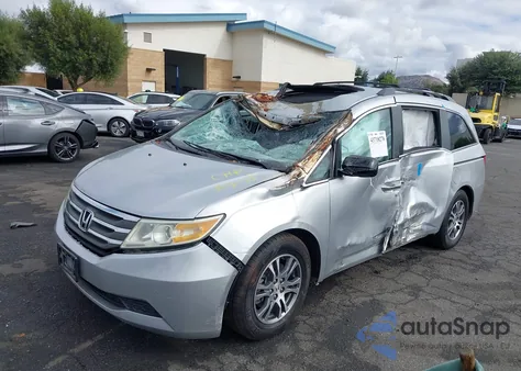 2011 Honda Odyssey Ex-L from USA, damaged, VIN 5FNRL5H6XBB056813